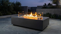 NovusFlare Lux 48" Modern Fire Table — Lifestyle