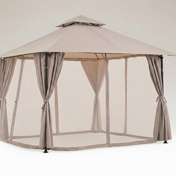 AuroraShade Marquis 12x12 Premium Canopy Gazebo — Studio Shot