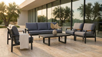 Solterra Luxe Outdoor Lounge Set — Lifestyle