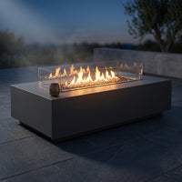 NovusFlare Lux 48" Modern Fire Table — Studio Shot